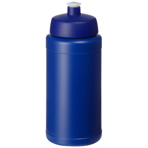 Gourde de sport recyclée personnalisée 500 ml BASELINE Bleu / Bleu